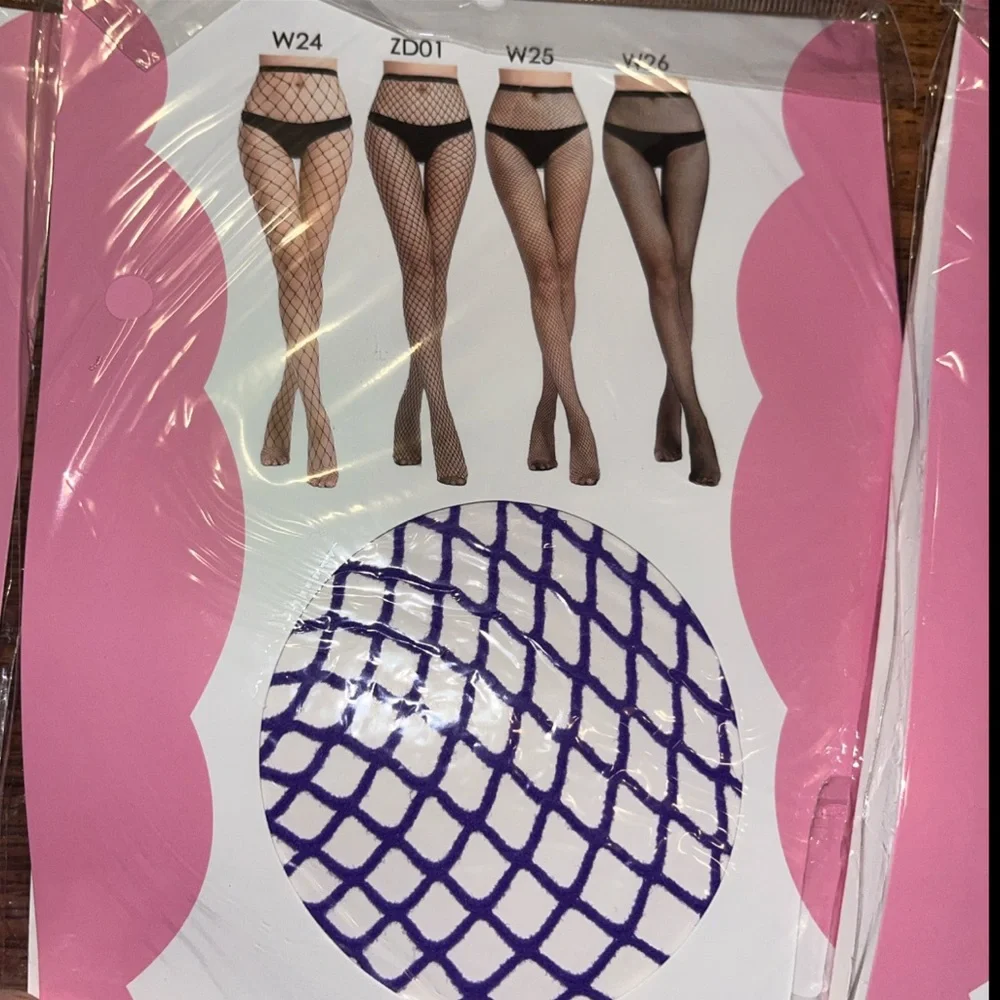 3 Pk Butt Lifter Sheer Pantyhose Sexy Purple , 3 Pairs High Waist Shaper Tights